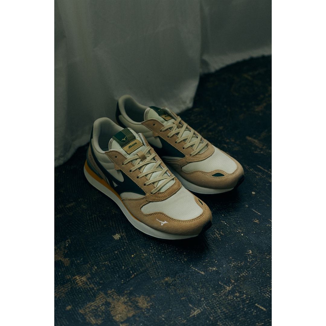 MIZUNO RB87 ライトベージュ×グリーン×オレンジ 30.0