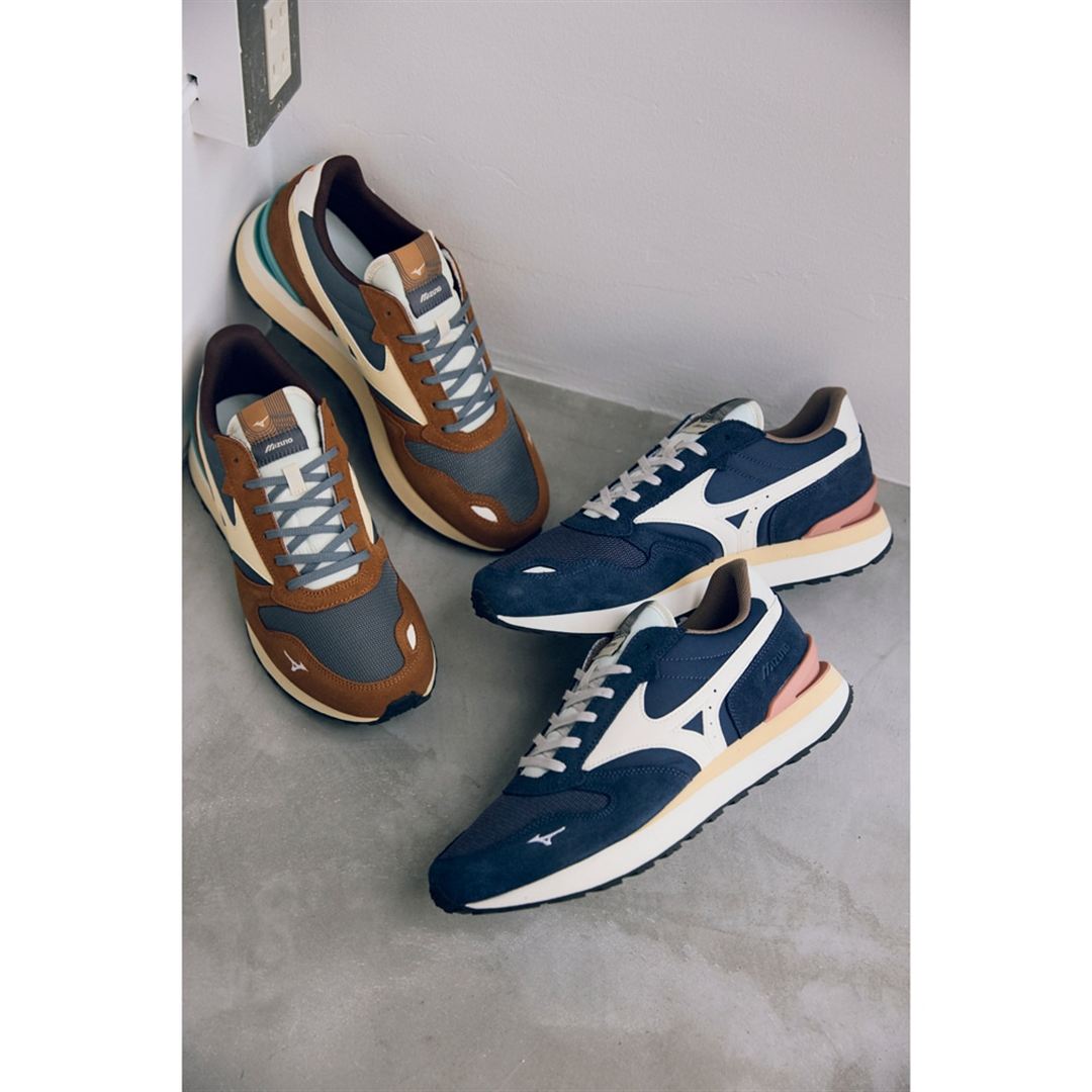 MIZUNO RB87 ネイビー×ホワイト×サーモンピンク 30.0