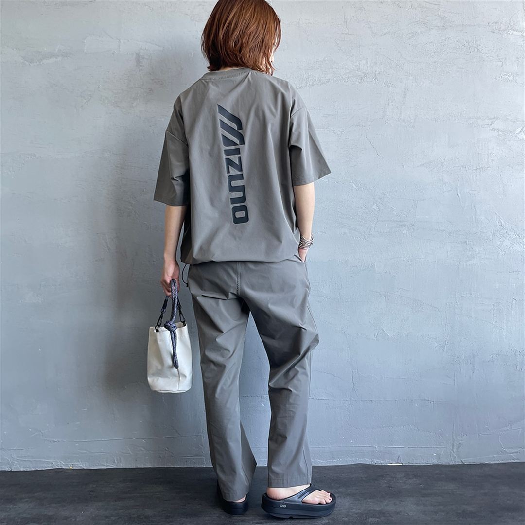 【JEANS FACTORY】ウォーターリパレントストレッチウーブンパンツ チャコール S