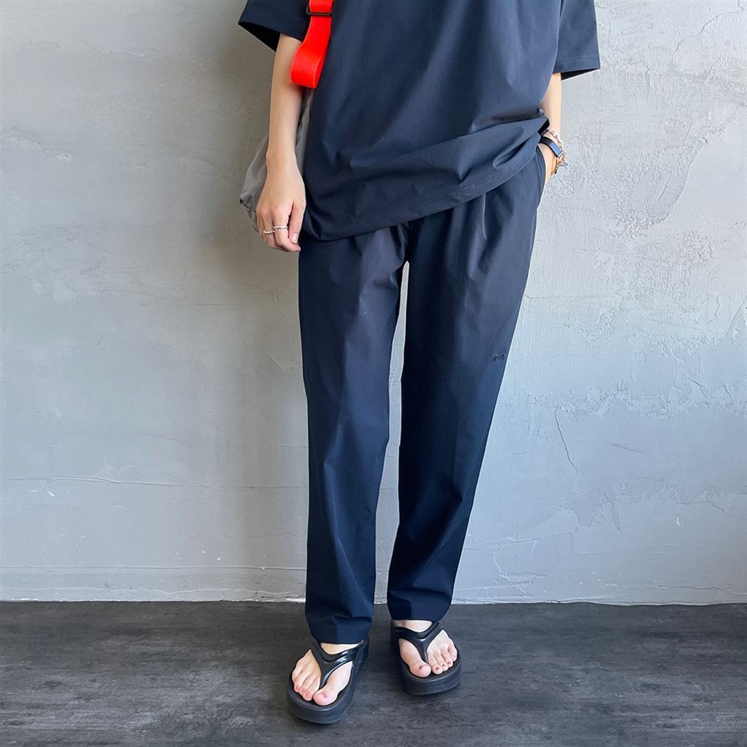 【JEANS FACTORY】ウォーターリパレントストレッチウーブンパンツ ネイビー XL