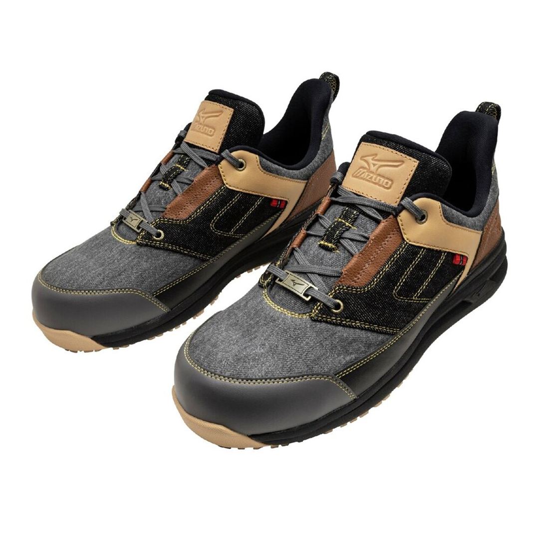 オールマイティLSII 11L DENIM(紐／ローカット) グレー×ブラック×ブラウン 29.0