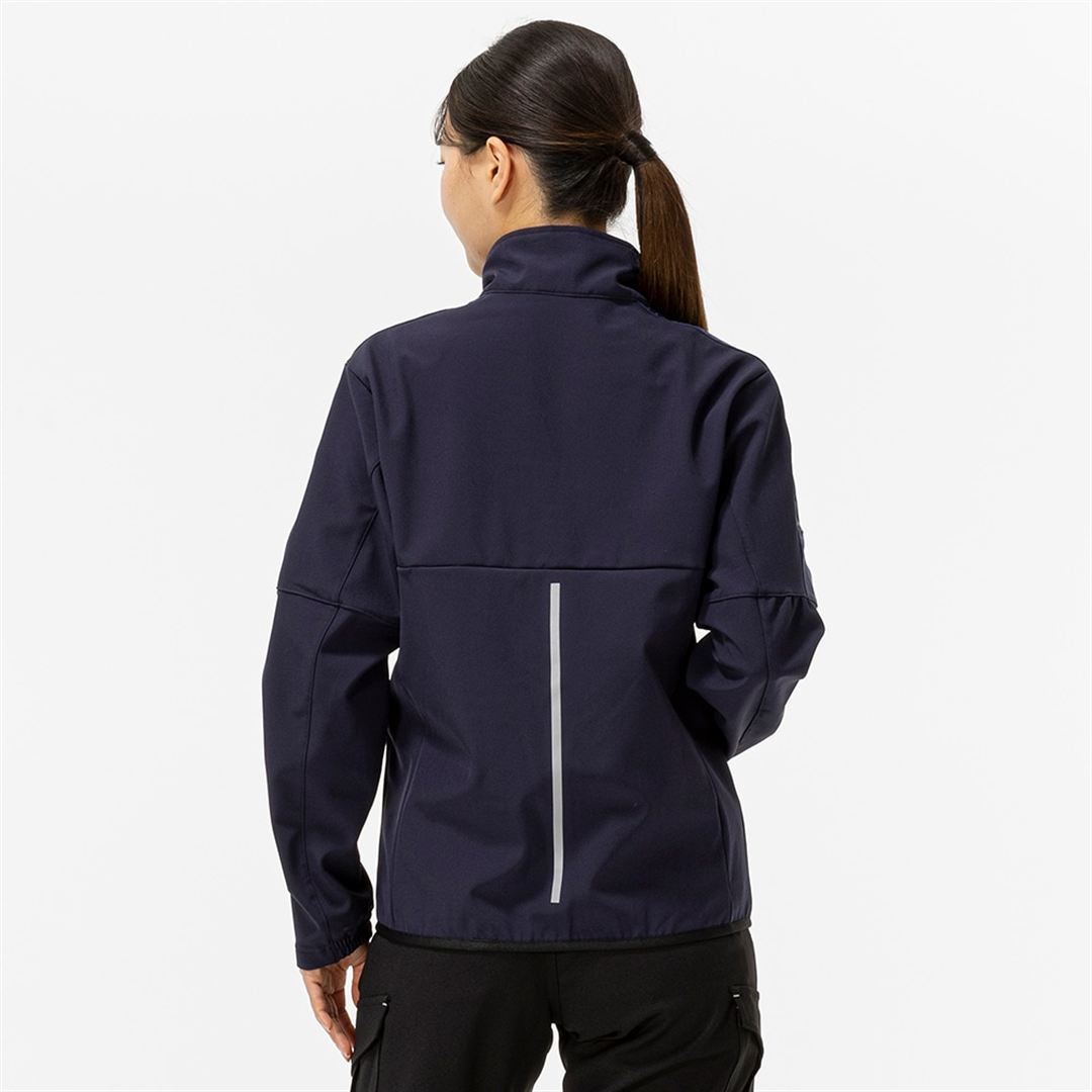【防風】テックシールドジャケット ストレッチ ネイビー XL