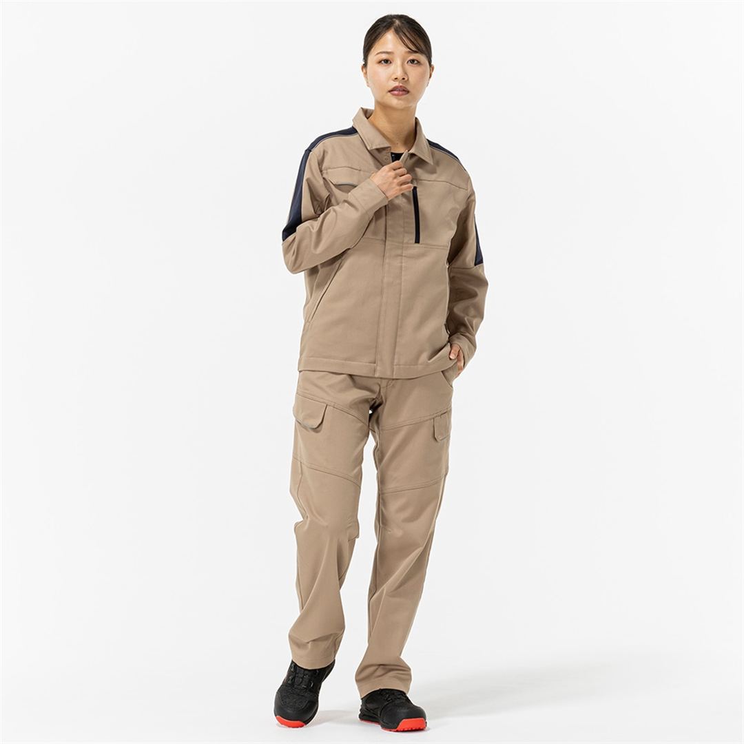 ワークパンツ ストレッチ(制電) ベージュ XL