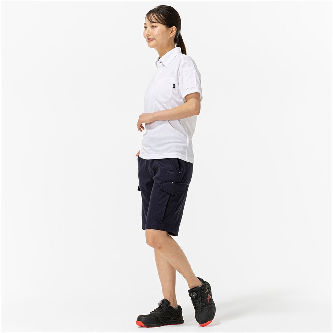 ワークハーフパンツ ストレッチ(制電) ネイビー XS