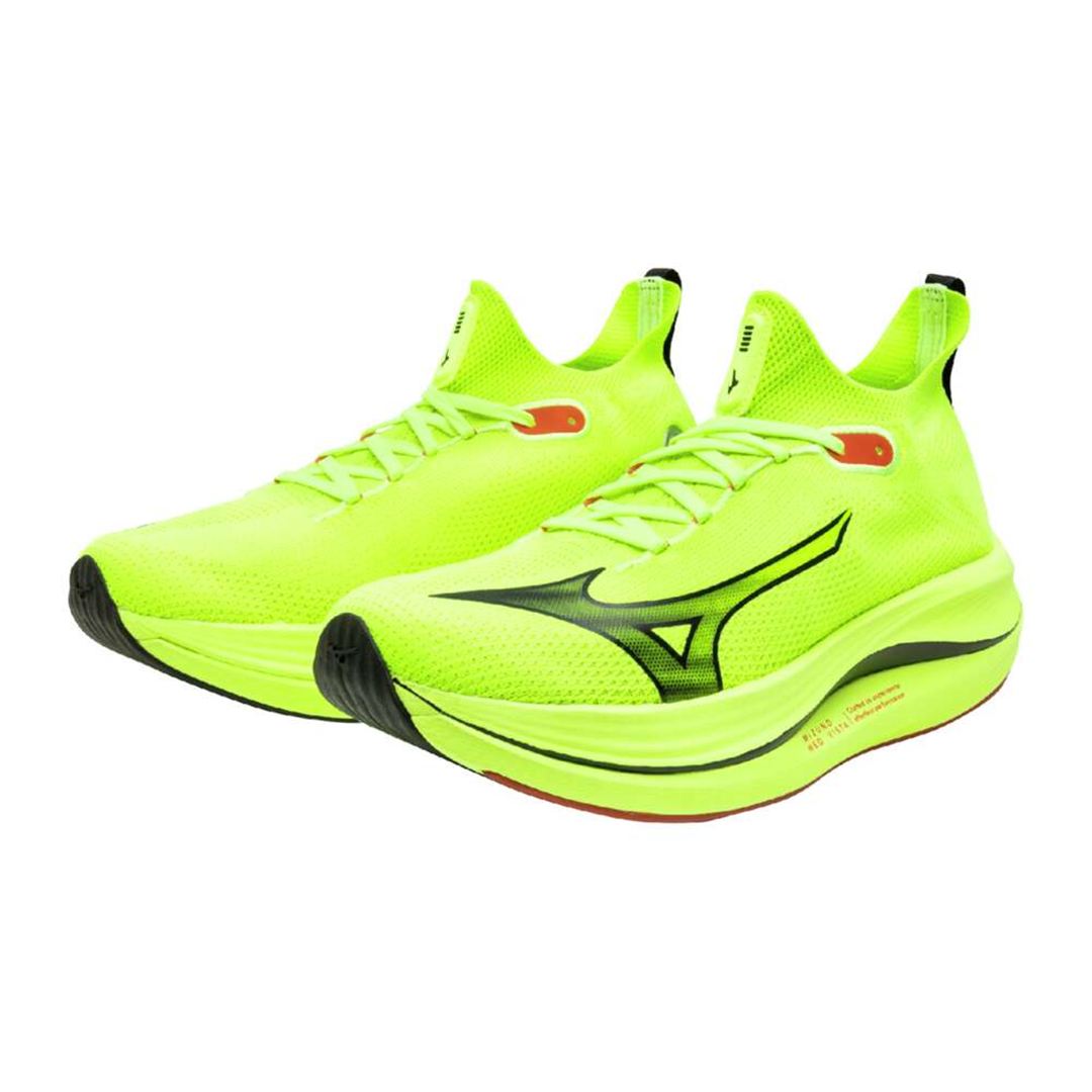 MIZUNO NEO VISTA(スピードワーク／テンポ走) イエローライム×ブラック×レッド 24.0