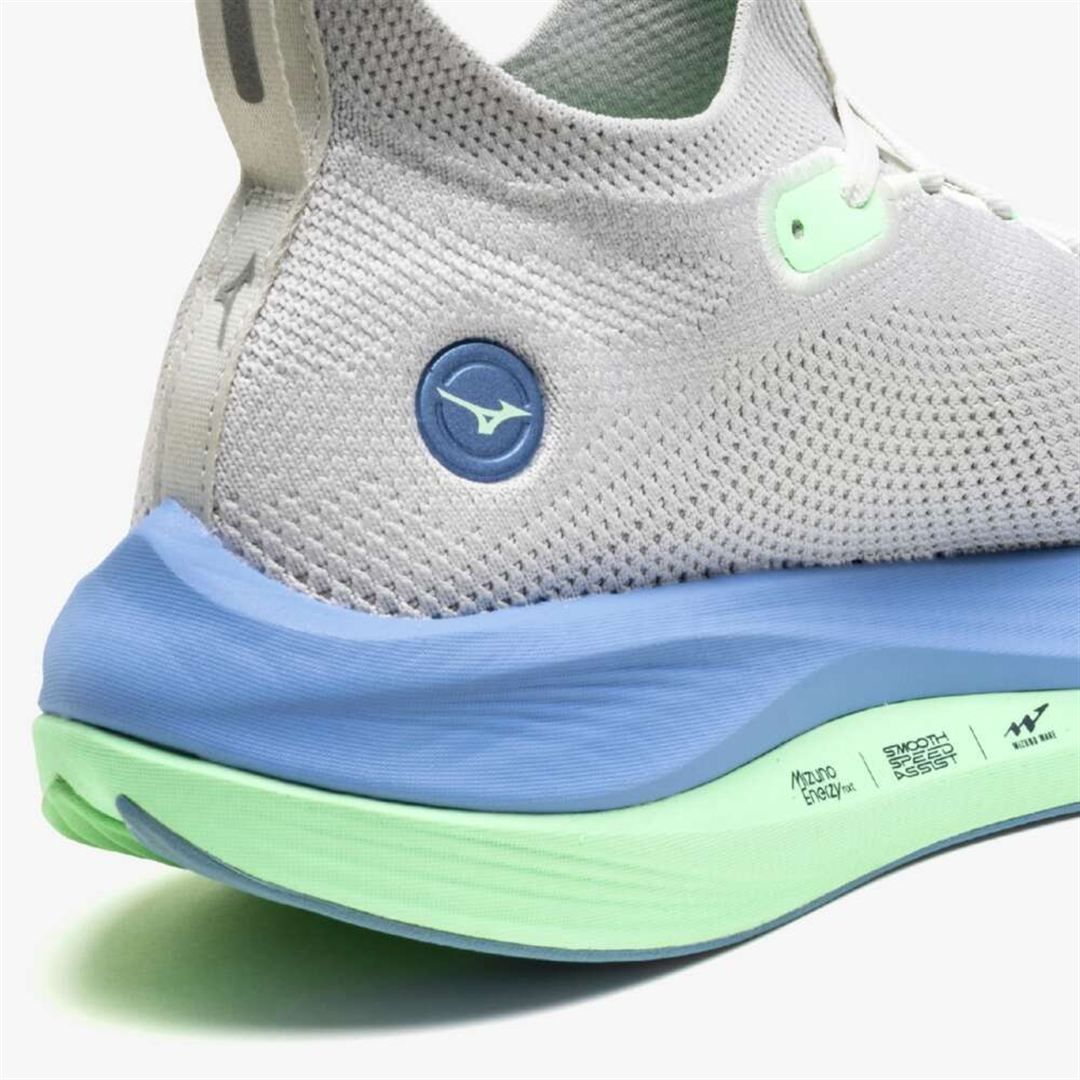 MIZUNO NEO VISTA(スピードワーク／テンポ走) ライトグレー×ミントグリーン×ブルー 25.0