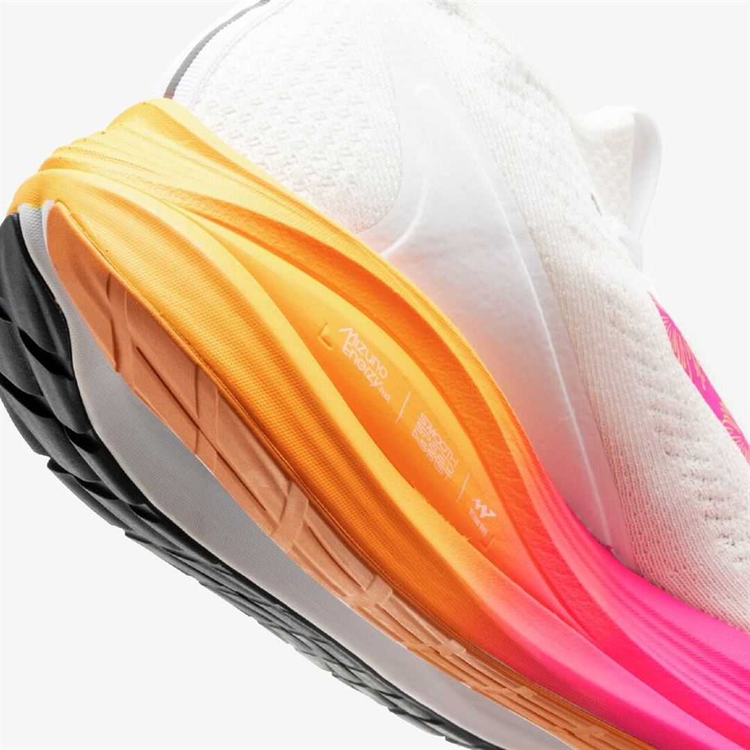 MIZUNO NEO VISTA2(スピードワーク／テンポ走) ホワイト×ピンク×オレンジ 23.0