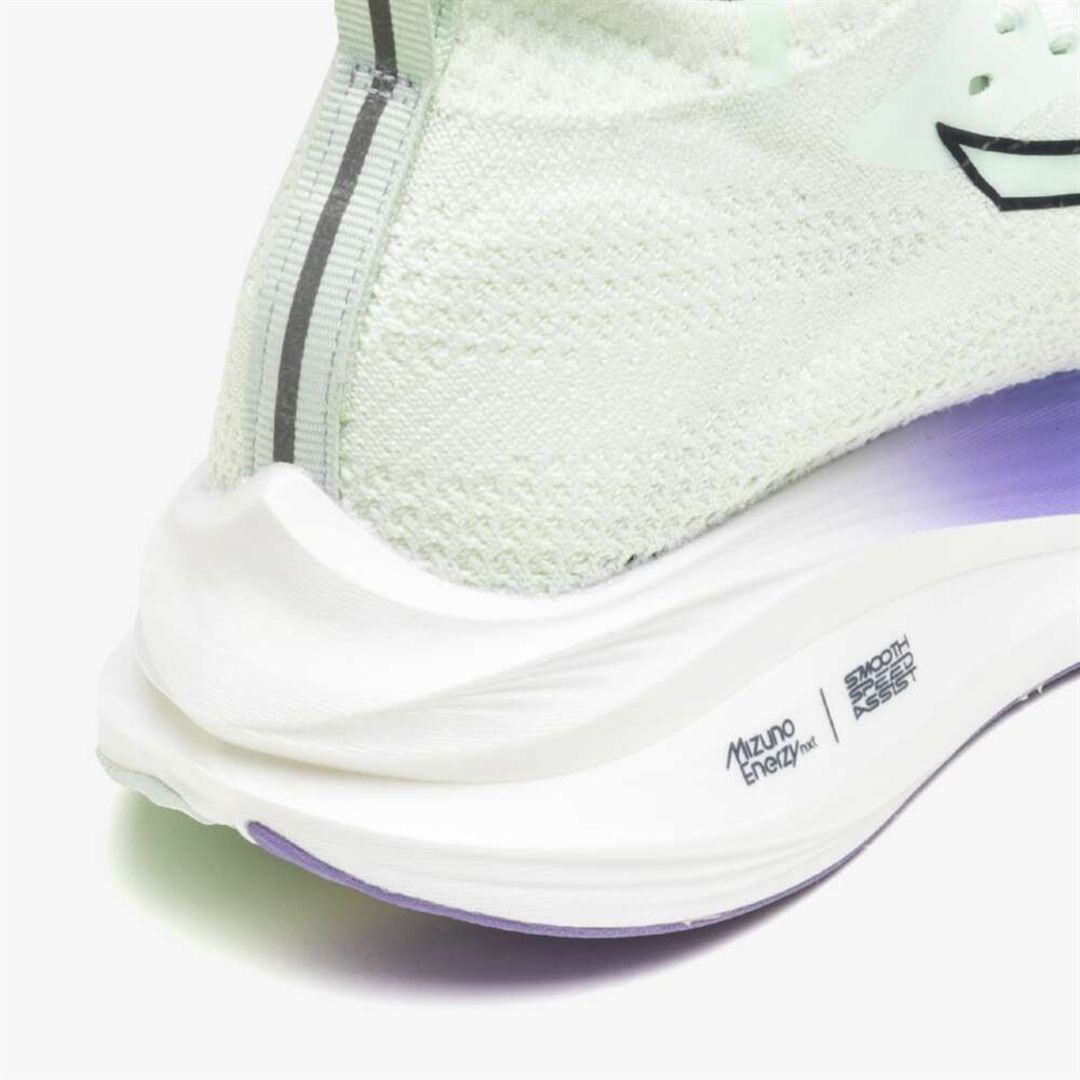 MIZUNO NEO ZEN(ランニング) ライトグリーン×ブラック×パープル 22.5