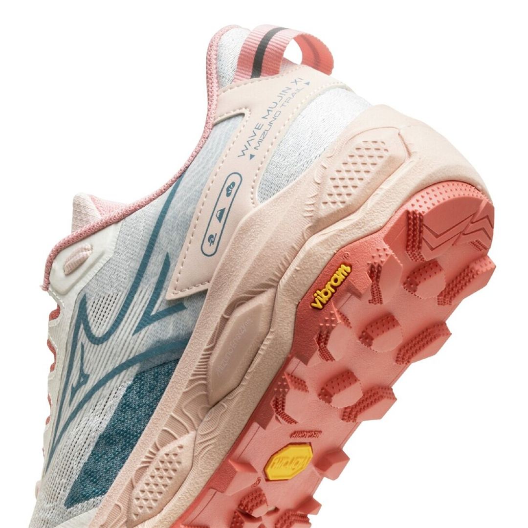 【ミズノ直営限定】WAVE MUJIN 11(トレイル) ホワイト×グリーン×ピンク 25.0