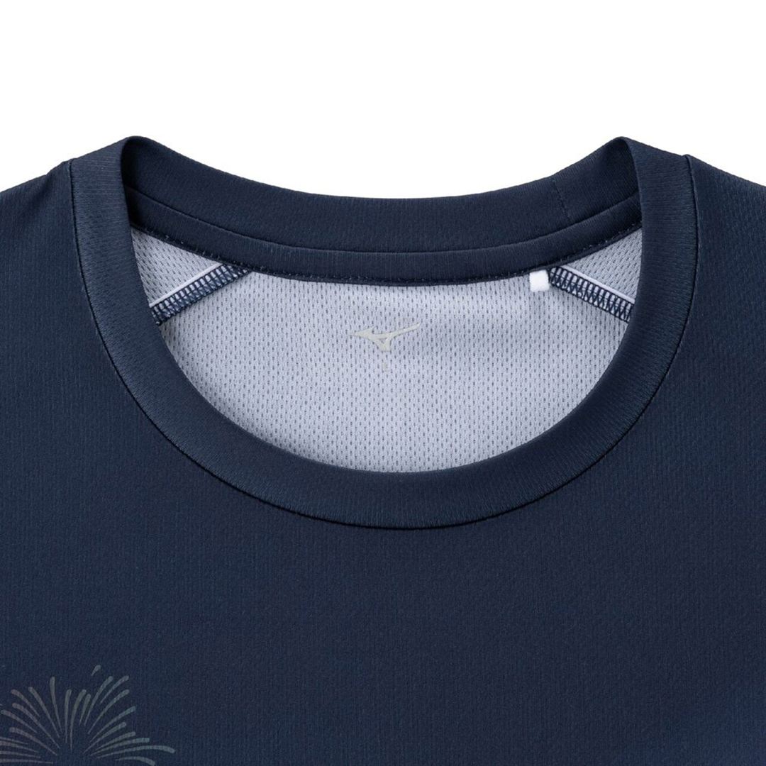 クイックドライ グラフィック Tシャツ ユウヤケ S