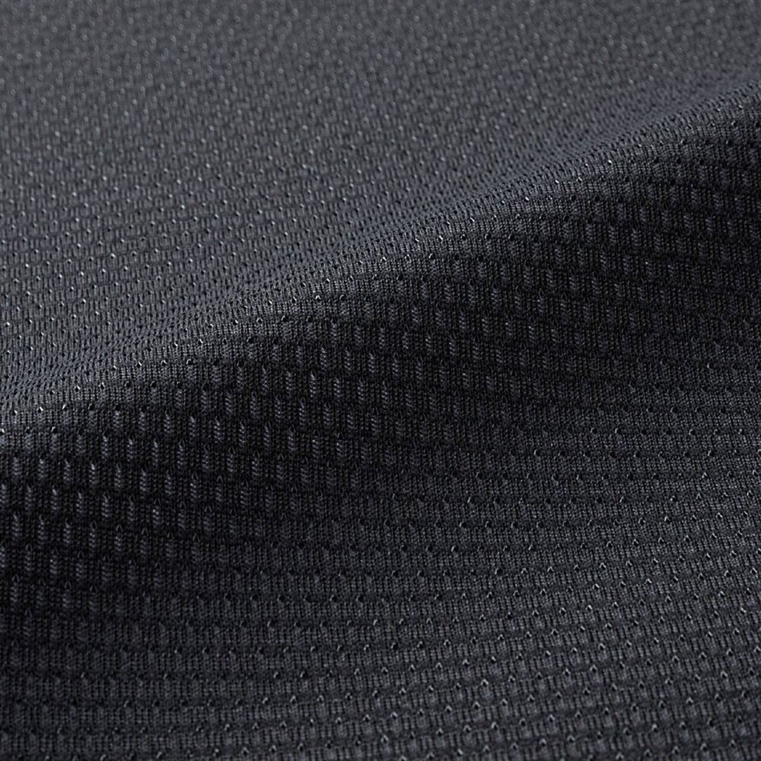 【汗処理／通気】ドライエアロフローTシャツ ブラック S
