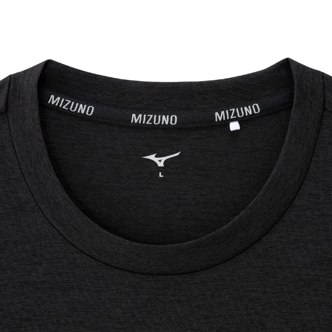 【ミズノ直営限定】クイックドライ ビッグロゴTシャツ ブラック S