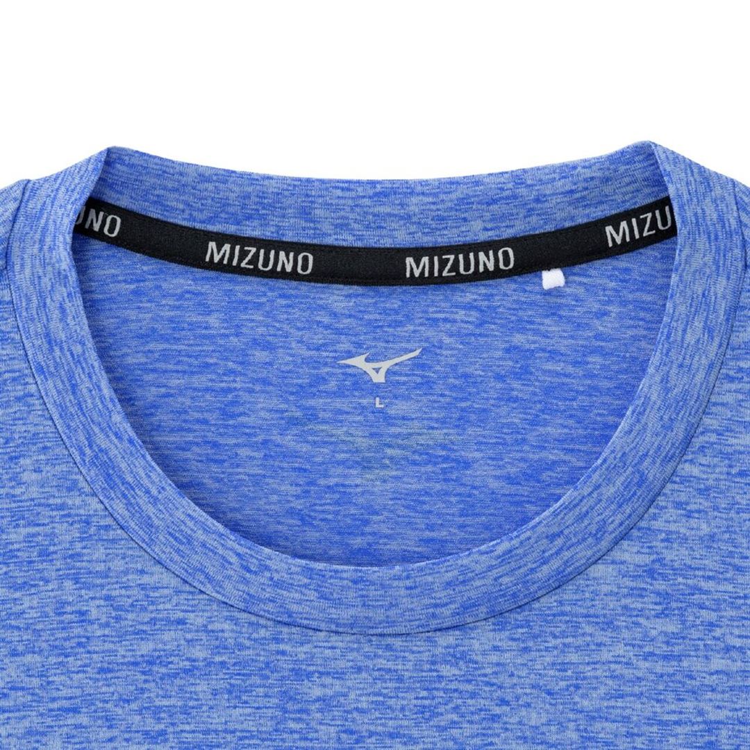 【ミズノ直営限定】クイックドライ ビッグロゴTシャツ ダズリングブルー XL