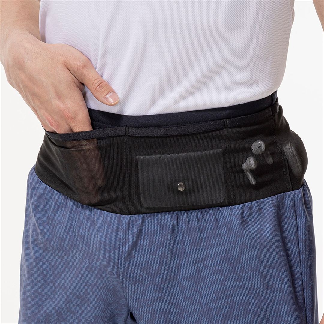 ランニング マルチポケットパンツ グラフィック6インチ インシグニアブルー×ステラー XL