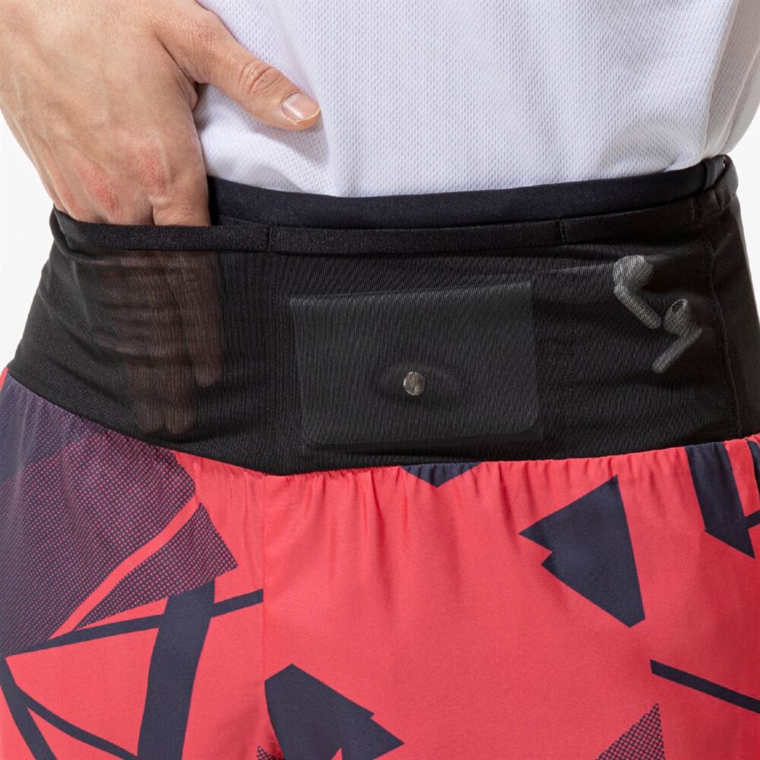 ランニング マルチポケットパンツ グラフィック6インチ パラダイスピンク XL