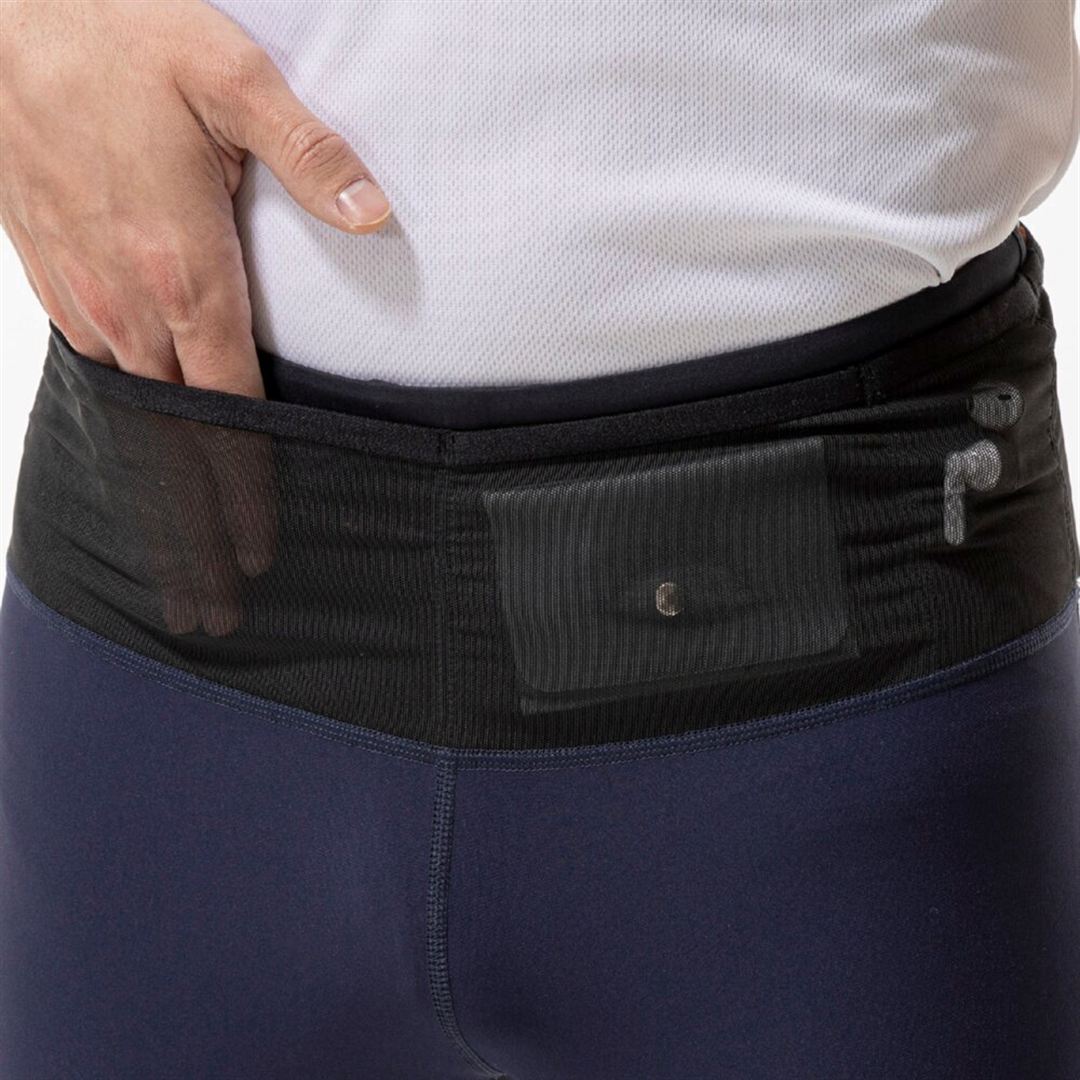 ランニングマルチポケットロングタイツ バリトンブルー XL