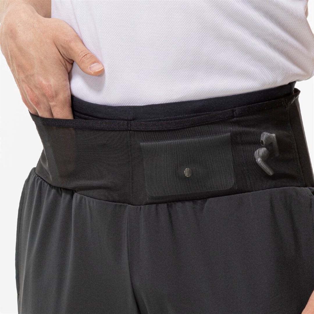 【ミズノ直営限定】ランニングマルチポケット 3/4パンツ ブラック 2XL