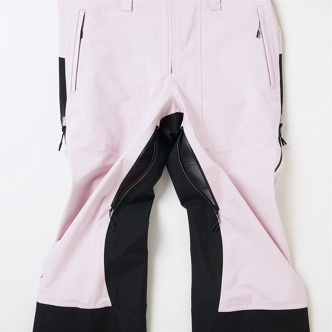フリースキーシェルビブパンツ スモーキーピンク XS