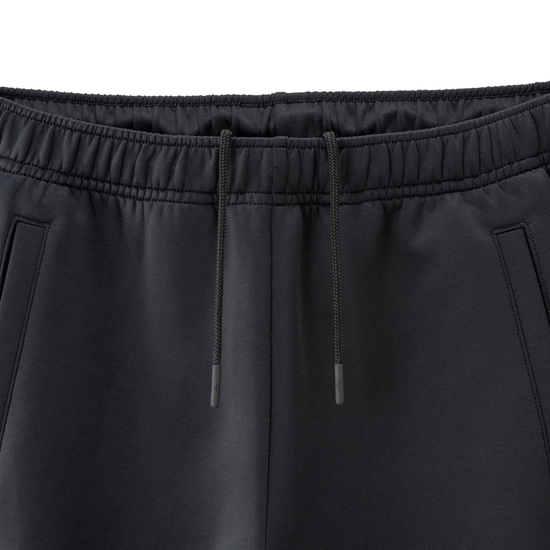 【ミズノプロ】ストレッチスウェットパンツ ブラック×ヒスイ S