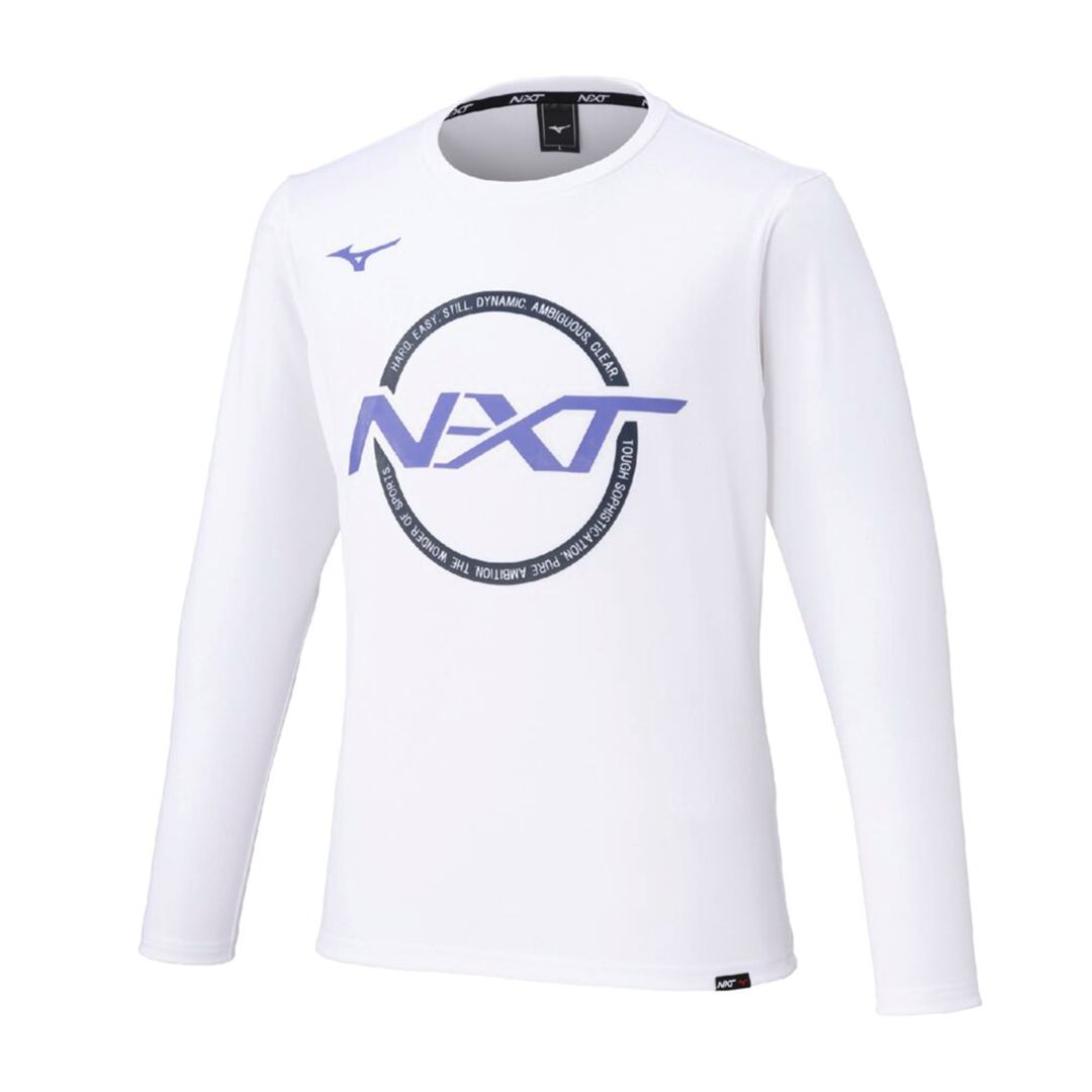 【抗菌防臭／防汚 】N-XT Tシャツ(長袖) ホワイト S