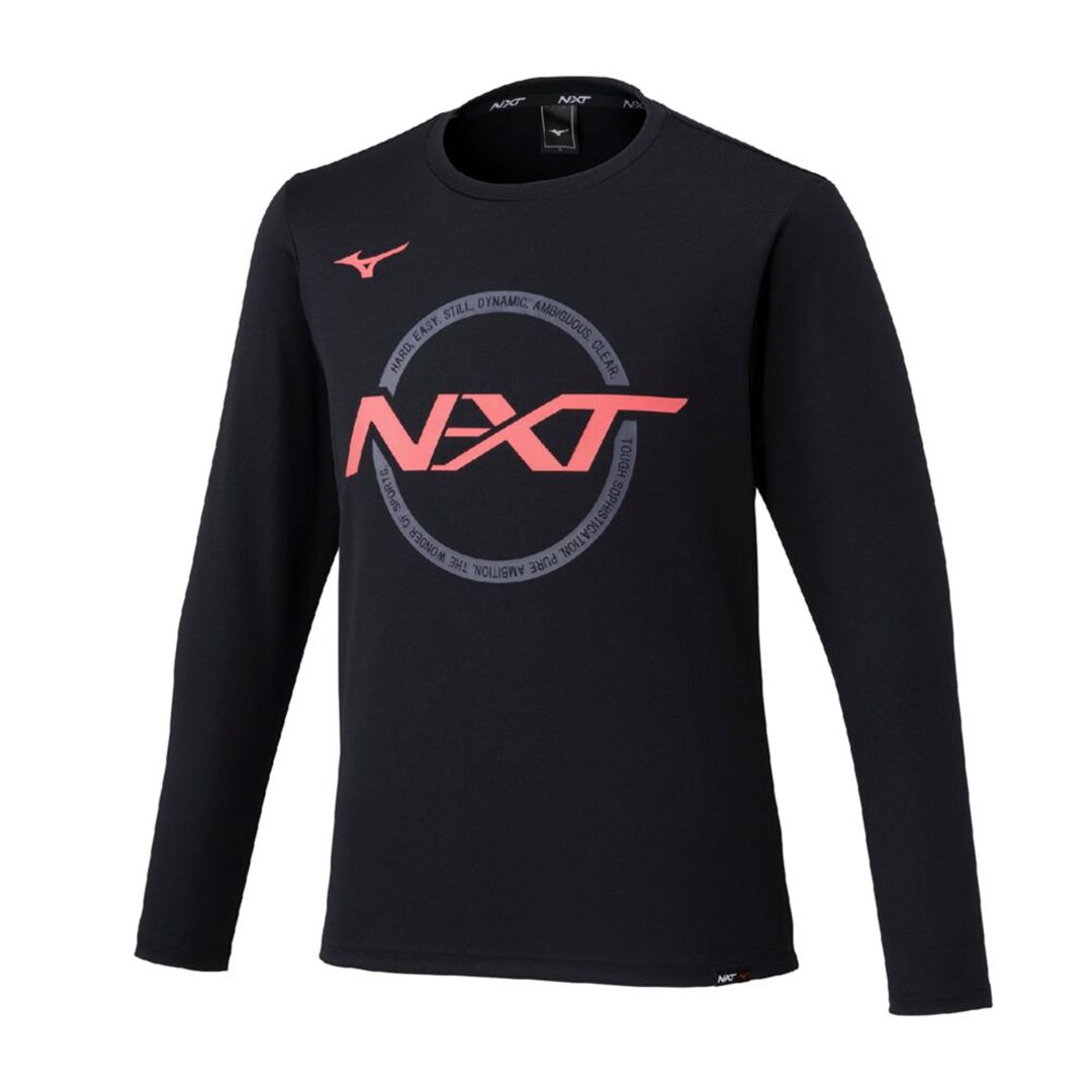 【抗菌防臭／防汚 】N-XT Tシャツ(長袖) ブラック S