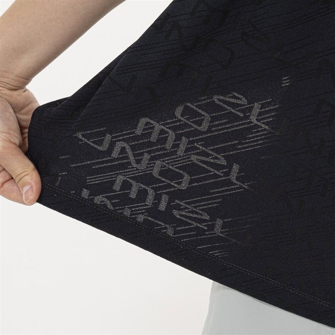 【ミズノ直営限定】シアージャカードTシャツ(ワイドシルエット) ブラック S