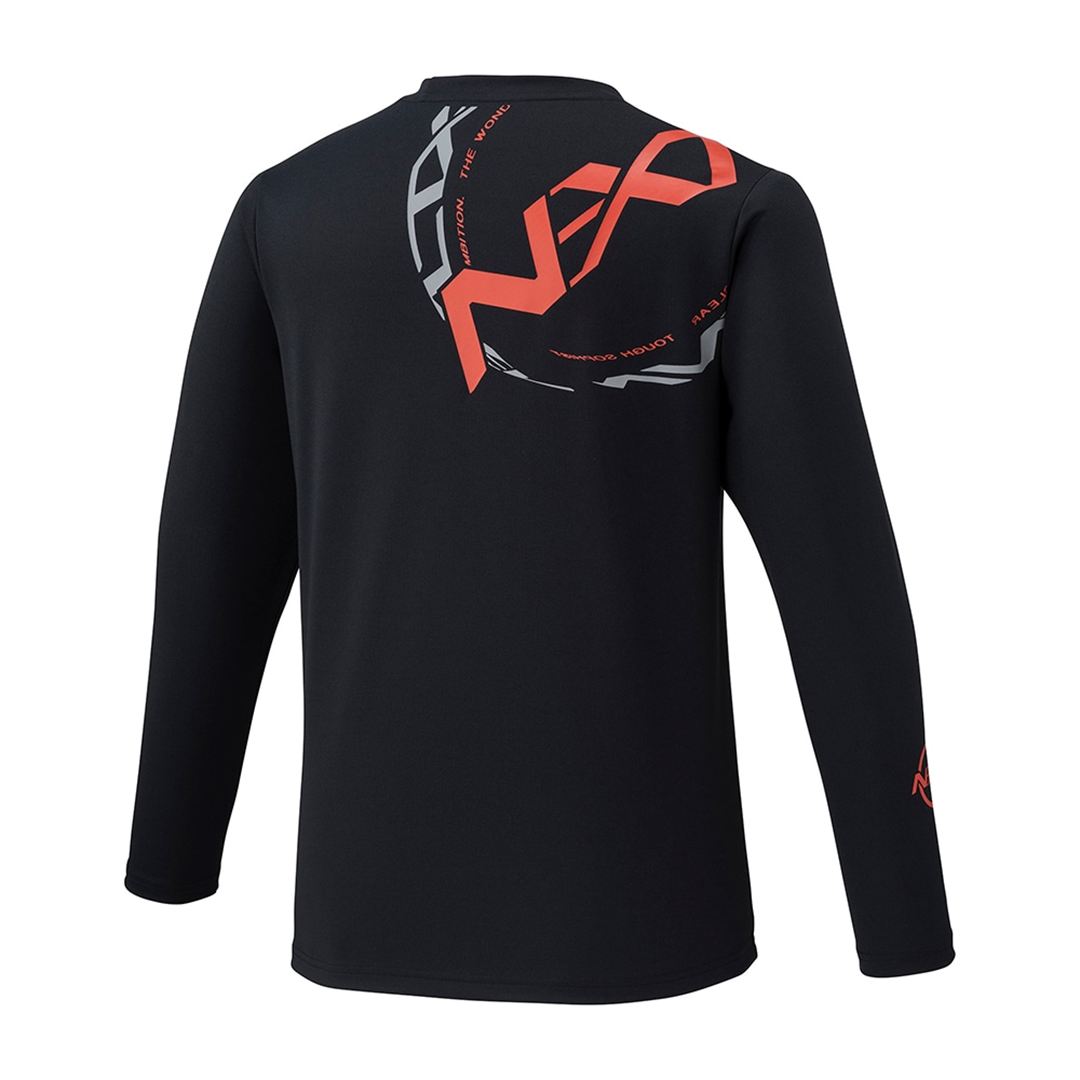 【抗菌防臭／防汚】N-XT Tシャツ(長袖) ブラック XL