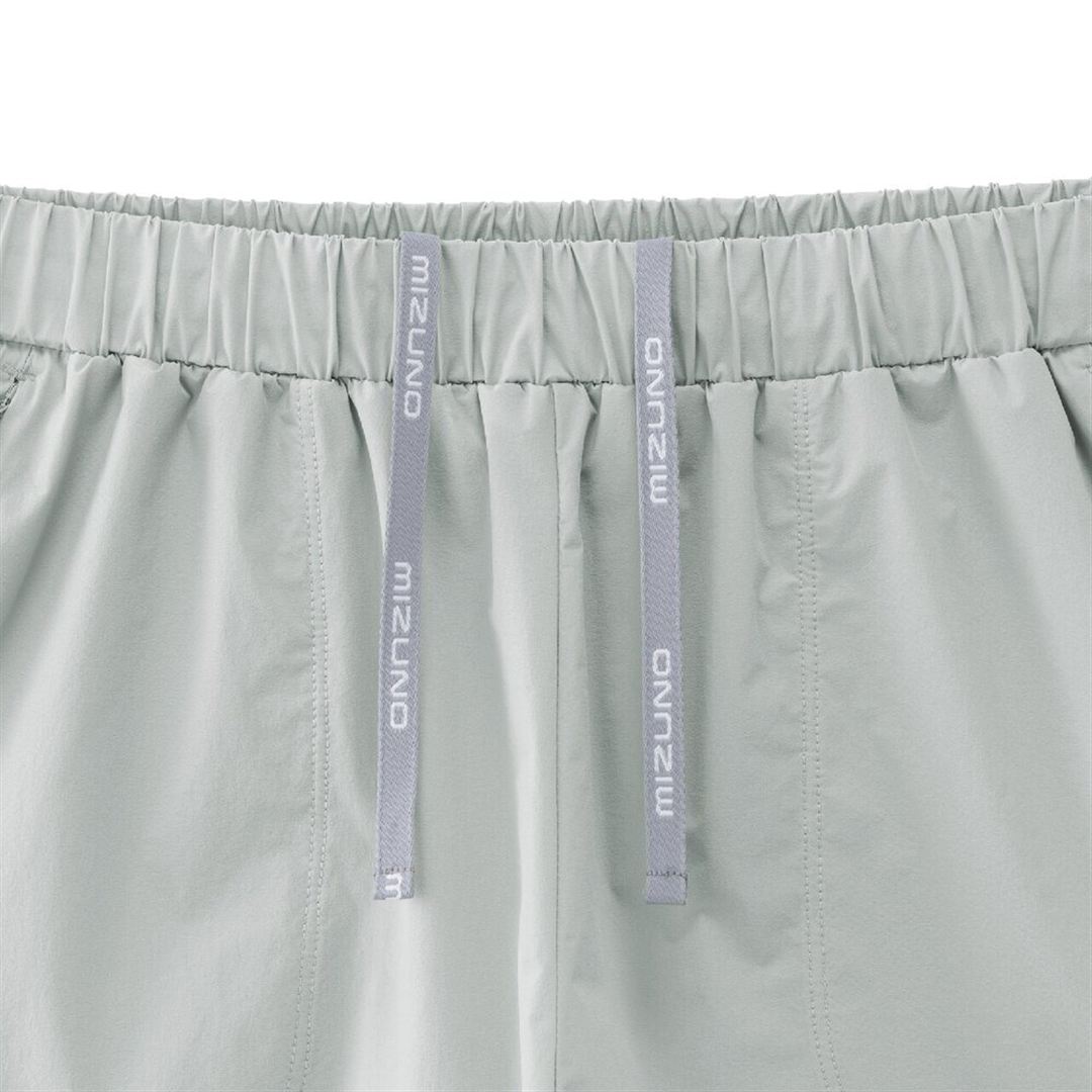 【ミズノ直営限定】ハイブリッドストレッチシアーショートパンツ グレイッシュサックス L