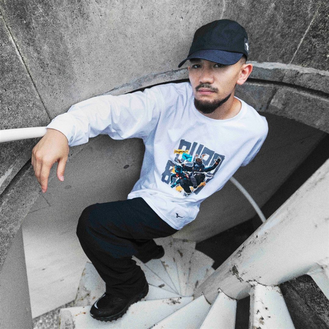 Dragon76ルーズフィットTシャツ(長袖) ホワイト XL