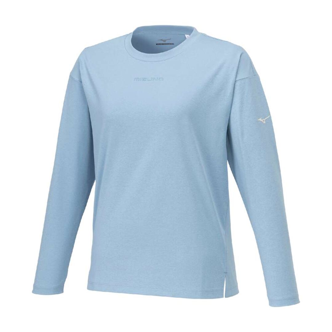 ソフトドライTシャツ(長袖) グレイシアブルー XL