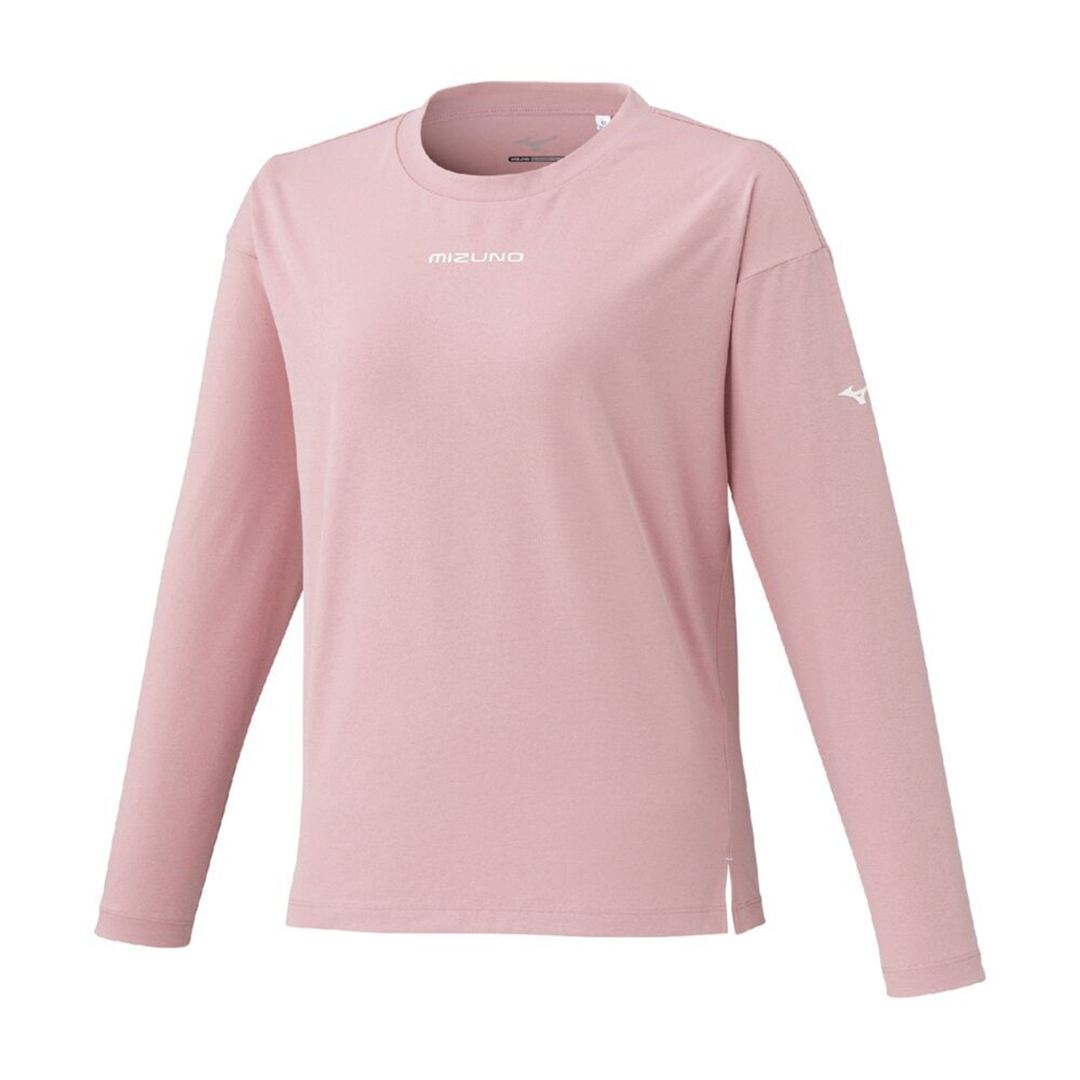 ソフトドライTシャツ(長袖) ピンク XL