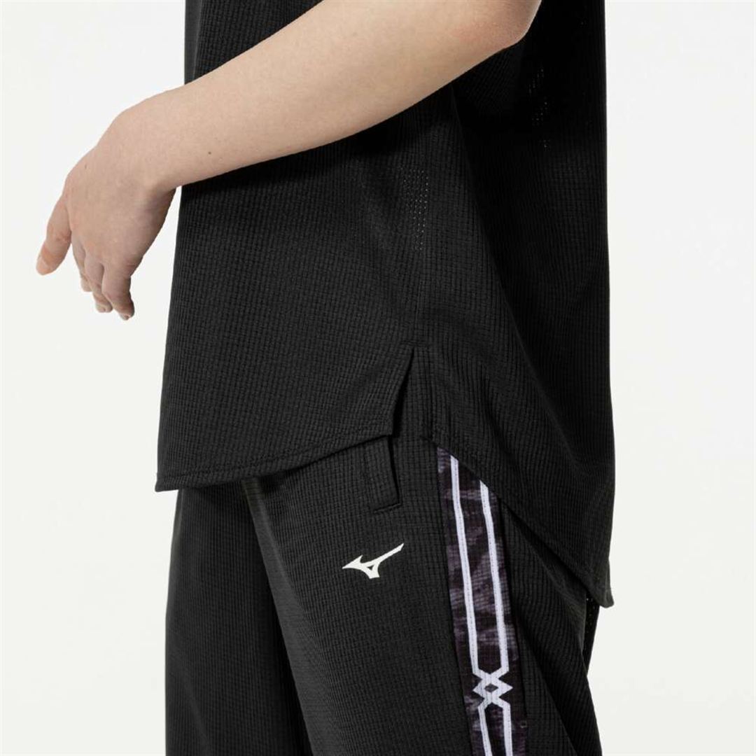 【汗処理／通気】ドライエアロフローTシャツ ブラック S