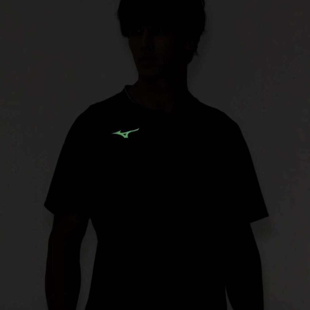 【汗処理／通気】ドライエアロフローラピッドTシャツ インディゴ XS