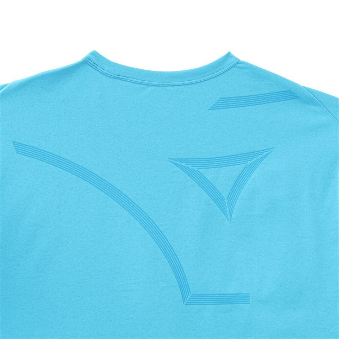 ソフトドライTシャツ(長袖) ブルー XL