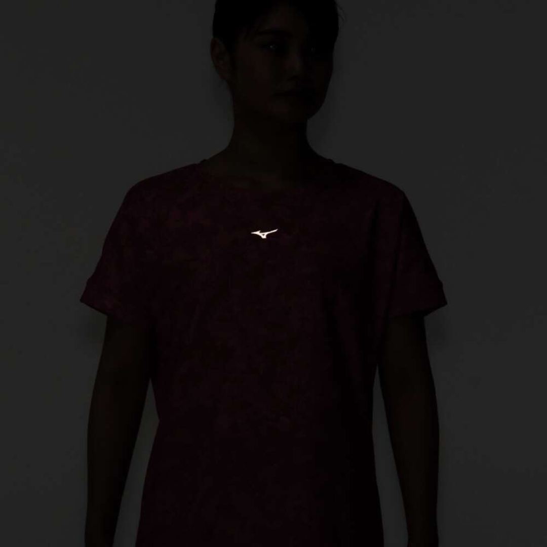 【汗処理／通気】ドライエアロフローTシャツ(ワイドシルエット) ランタナコーラル S