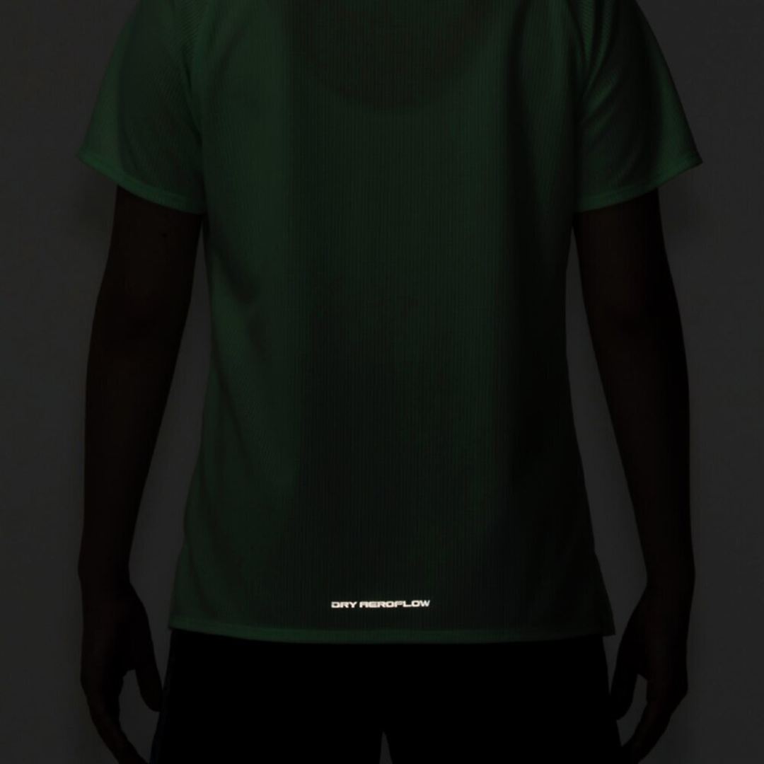 【汗処理／通気】ドライエアロフローTシャツ ネオミント S