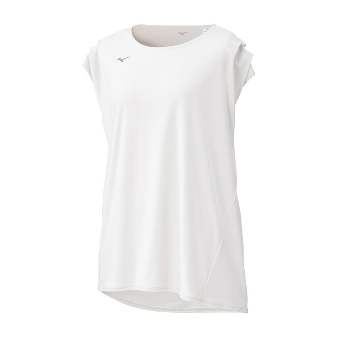 ストレッチスムースフレンチスリーブTシャツ ホワイトサンド S