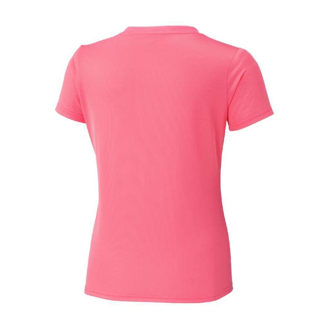 ナビドライTシャツ(半袖／丸首) ピンクレモネード×ホワイト S