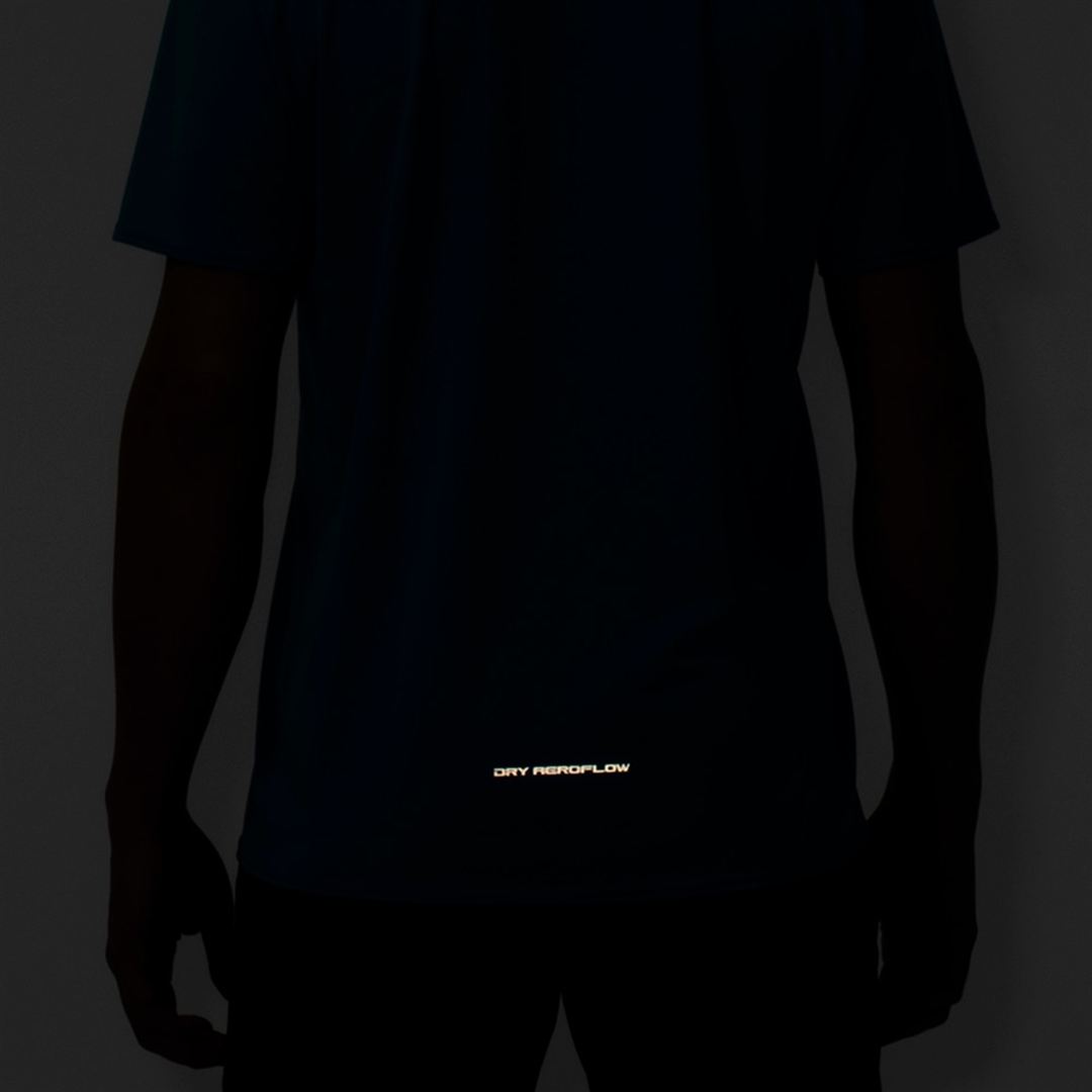 【汗処理／通気／軽量】ドライエアロフローライトTシャツ ターコイズ XL