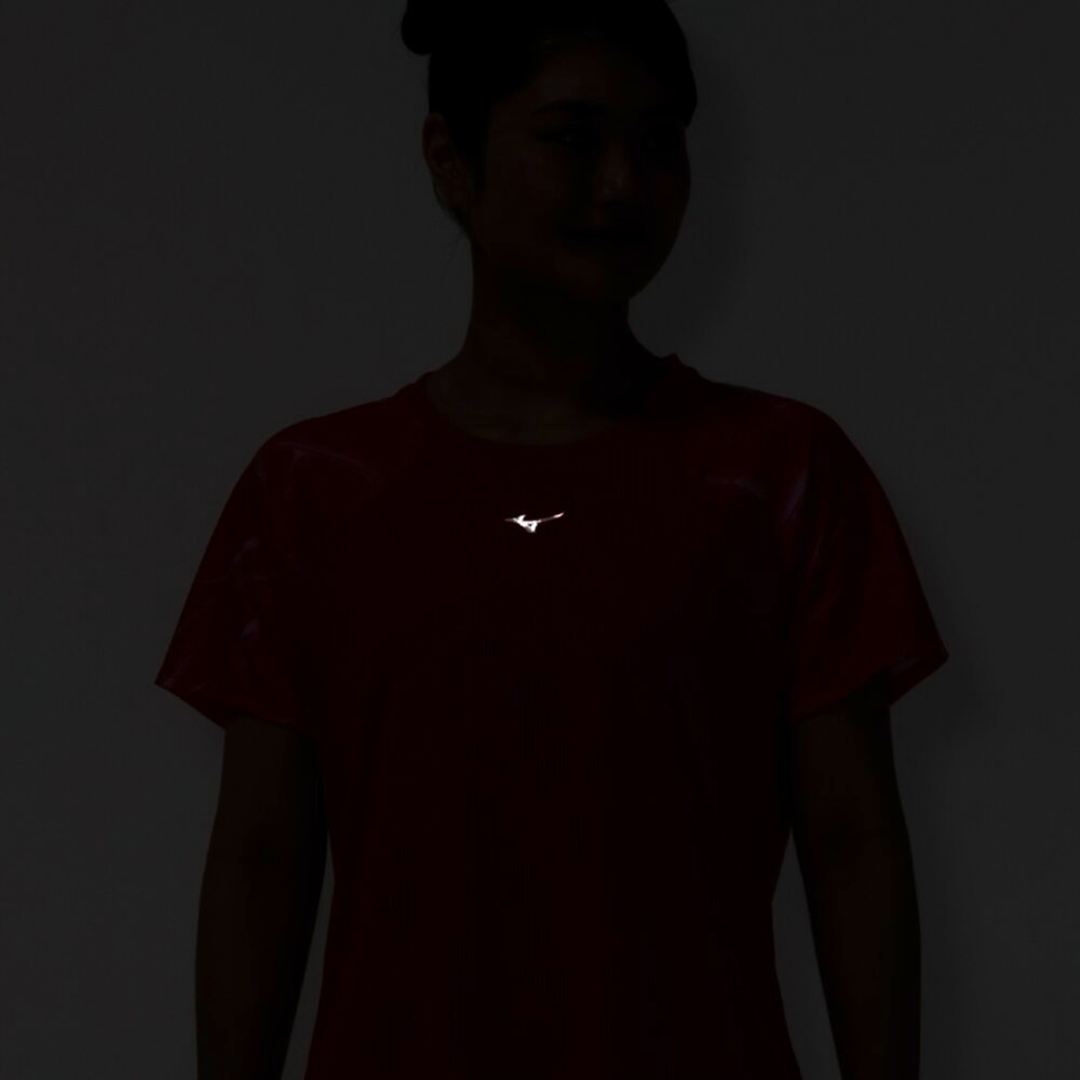 【汗処理／通気】ドライエアロフローTシャツ カリプソピンク S
