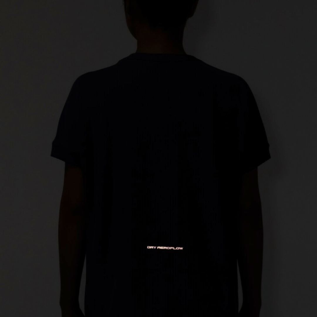 【汗処理／通気】ドライエアロフローTシャツ(ワイドシルエット) グラナイトグレー XL
