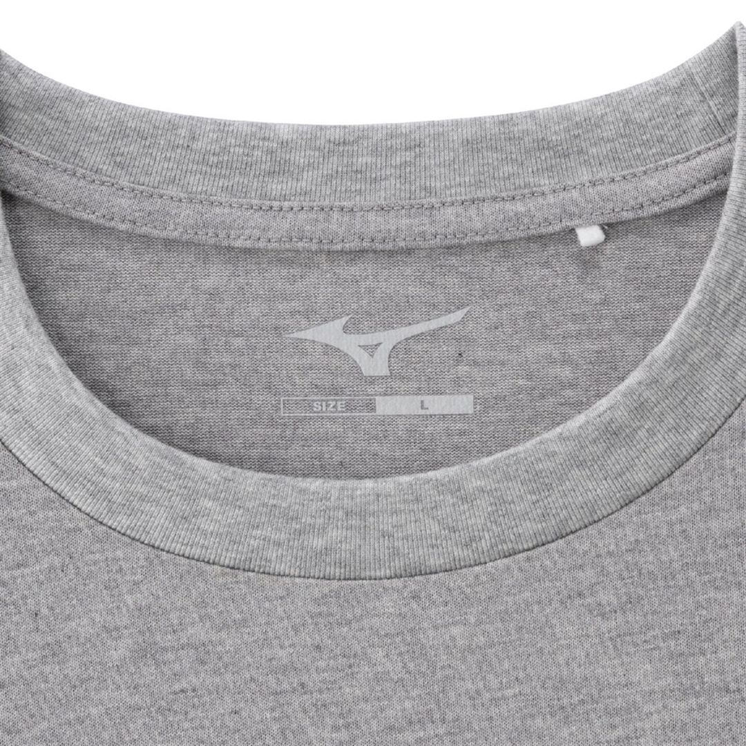 【ミズノ直営限定】THE MZ TEE ビッグロゴTシャツ 杢グレー XL