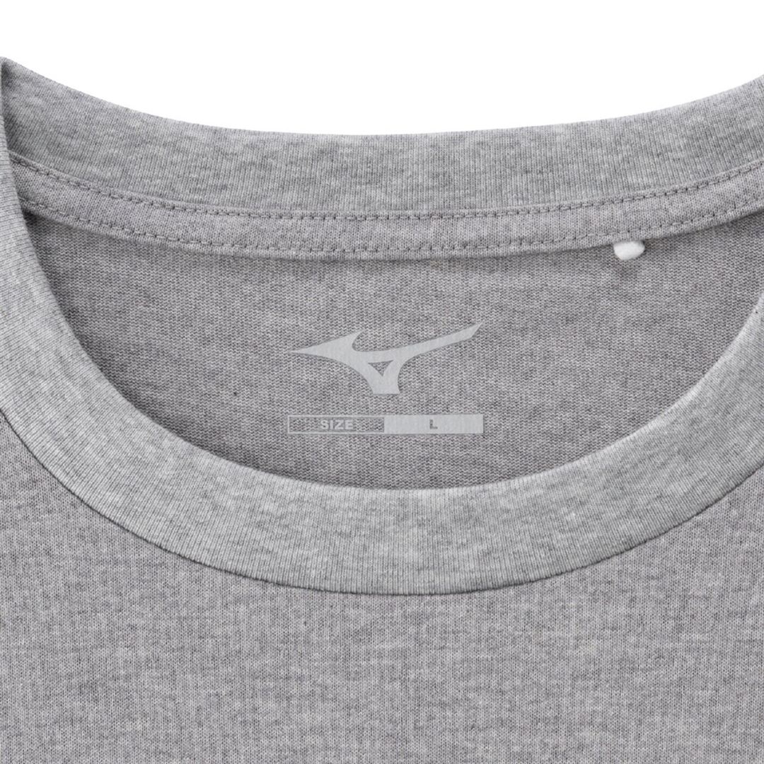 【ミズノ直営限定】THE MZ TEE ワンポイントロゴTシャツ 杢グレー XL