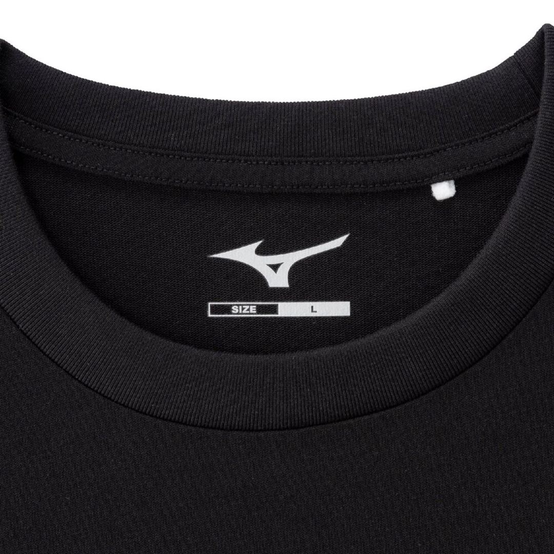 【ミズノ直営限定】THE MZ TEE ワンポイントロゴTシャツ ブラック XL