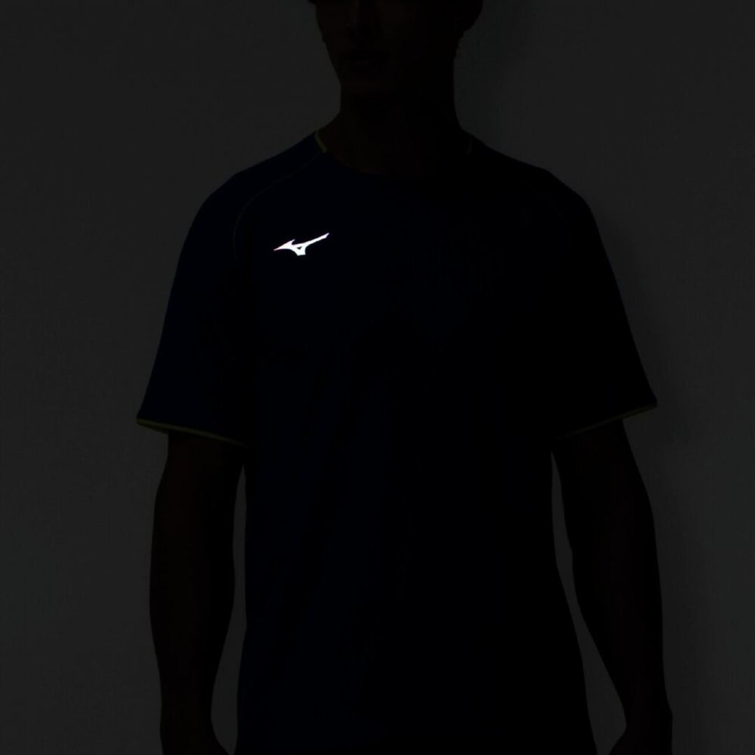 【汗処理／通気】ドライエアロフローTシャツ ダズリングブルー XL