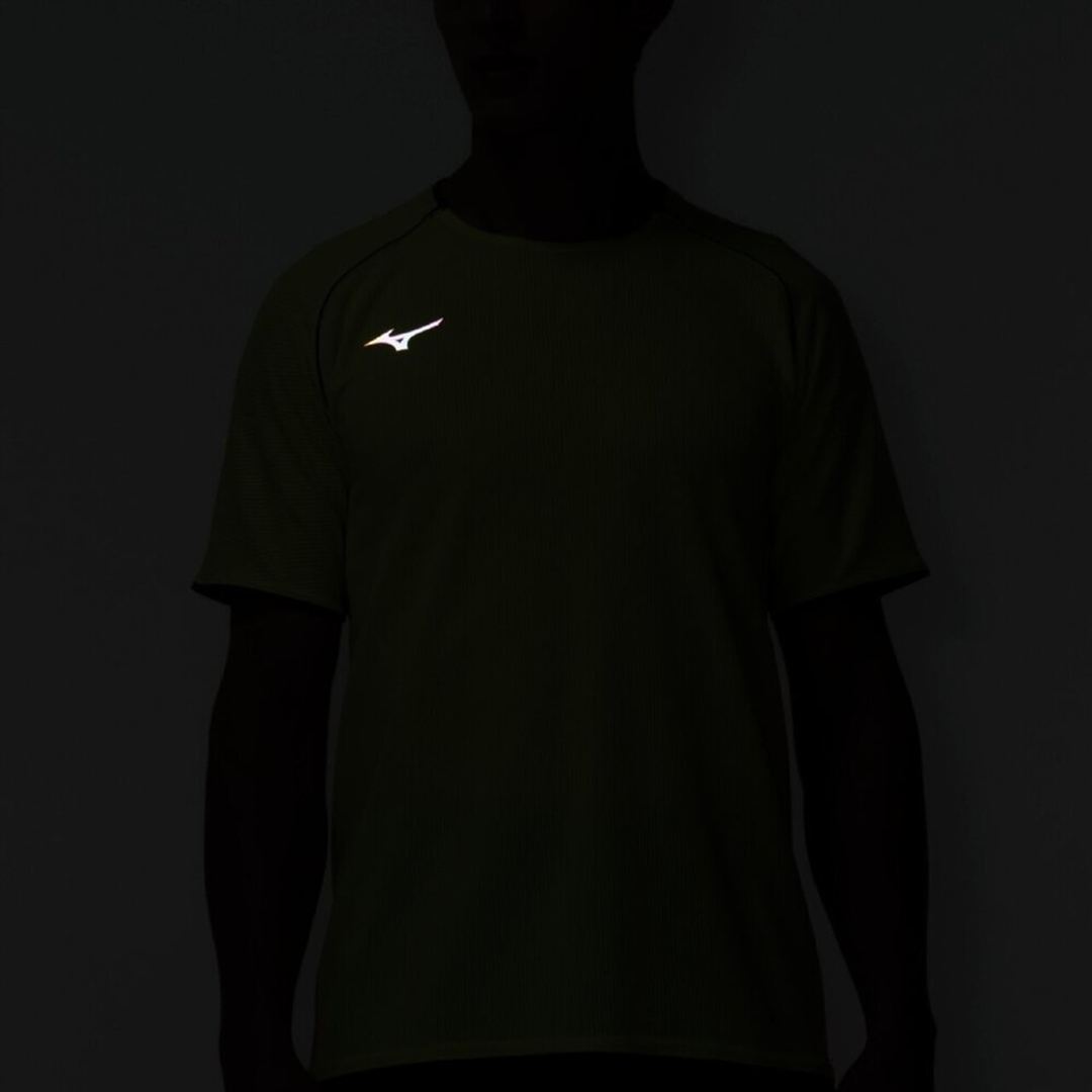 【汗処理／通気】ドライエアロフローTシャツ フォーチューンイエロー XL
