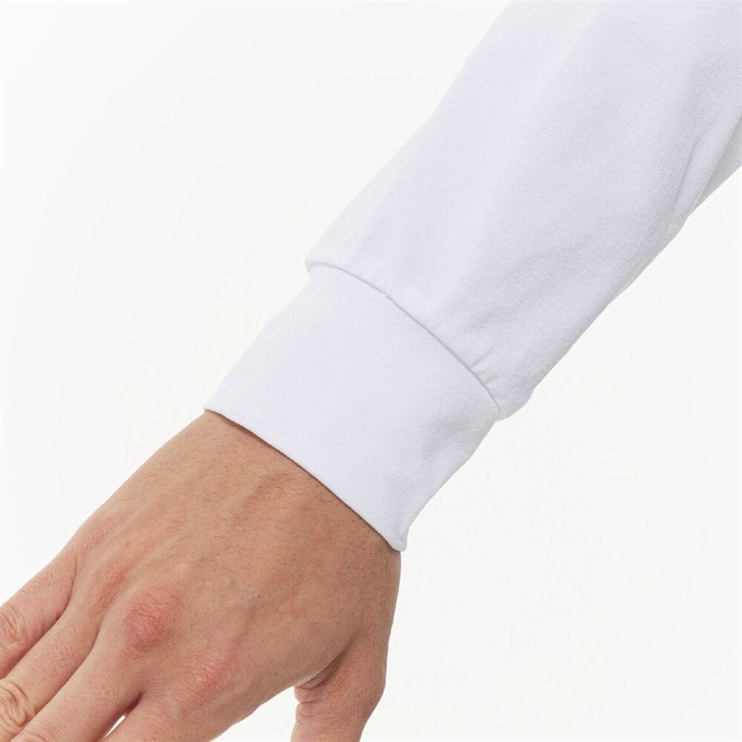 ストレッチソフトドライTシャツ(長袖) ホワイト XL