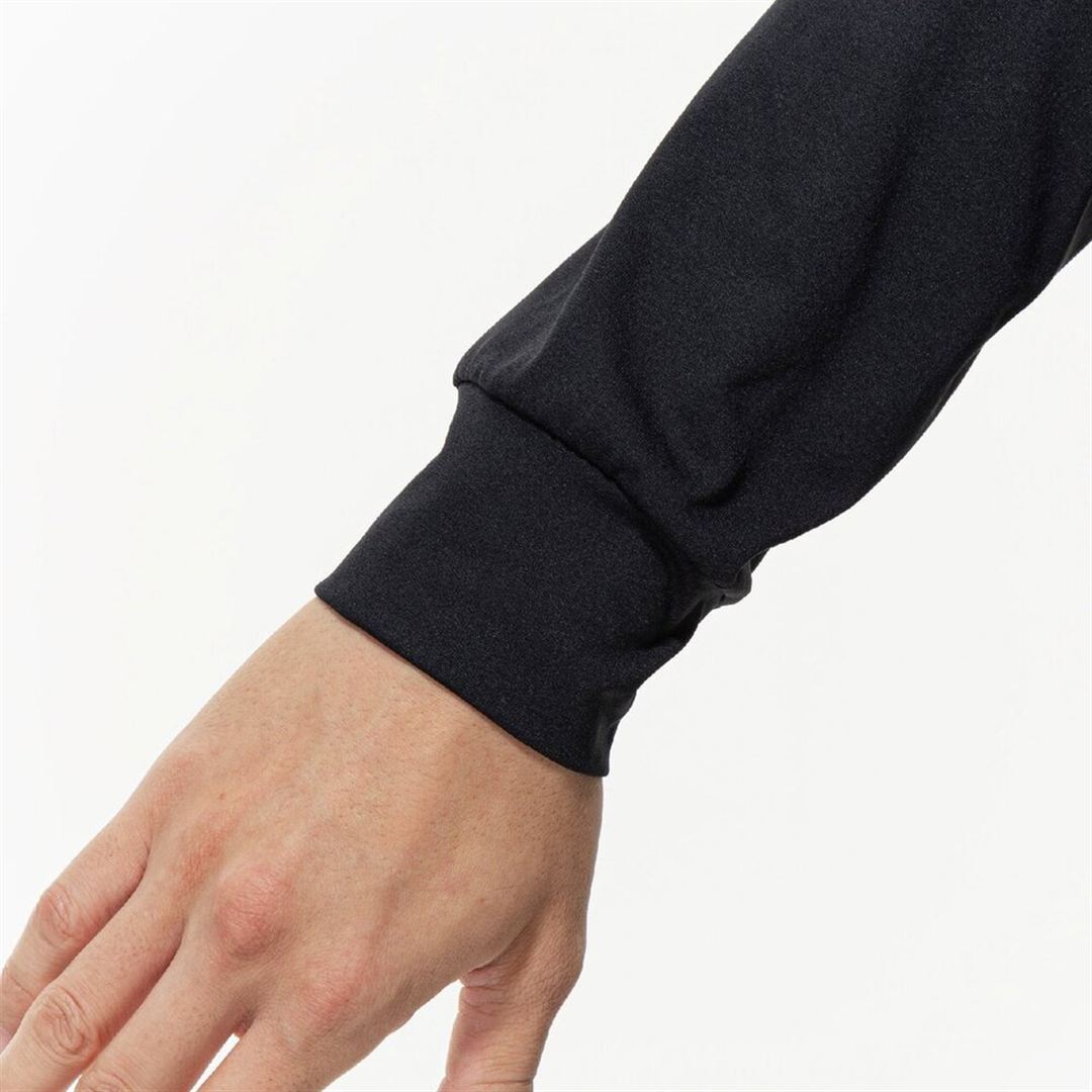 ストレッチソフトドライTシャツ(長袖) ブラック XL