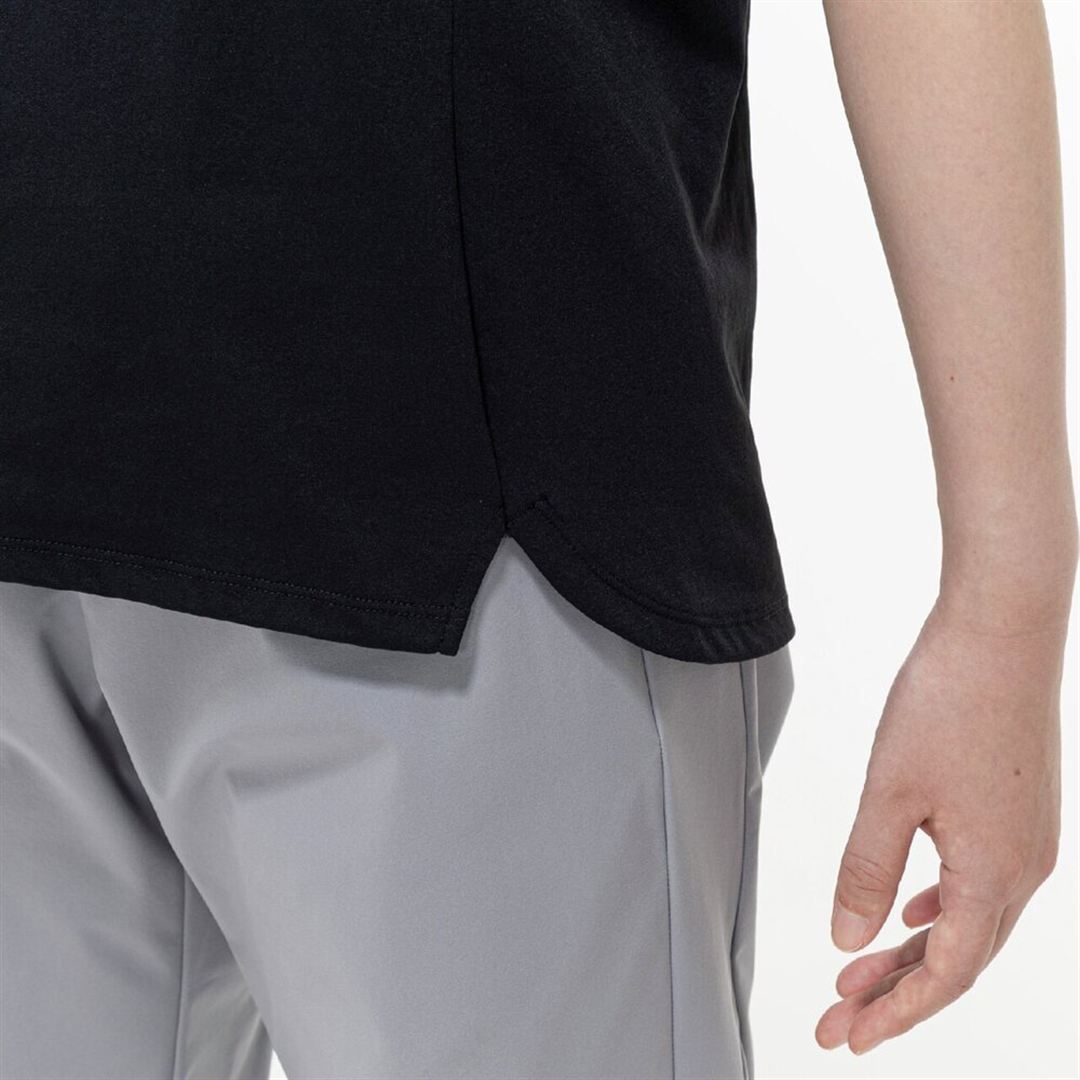 ストレッチソフトドライTシャツ ブラック XL