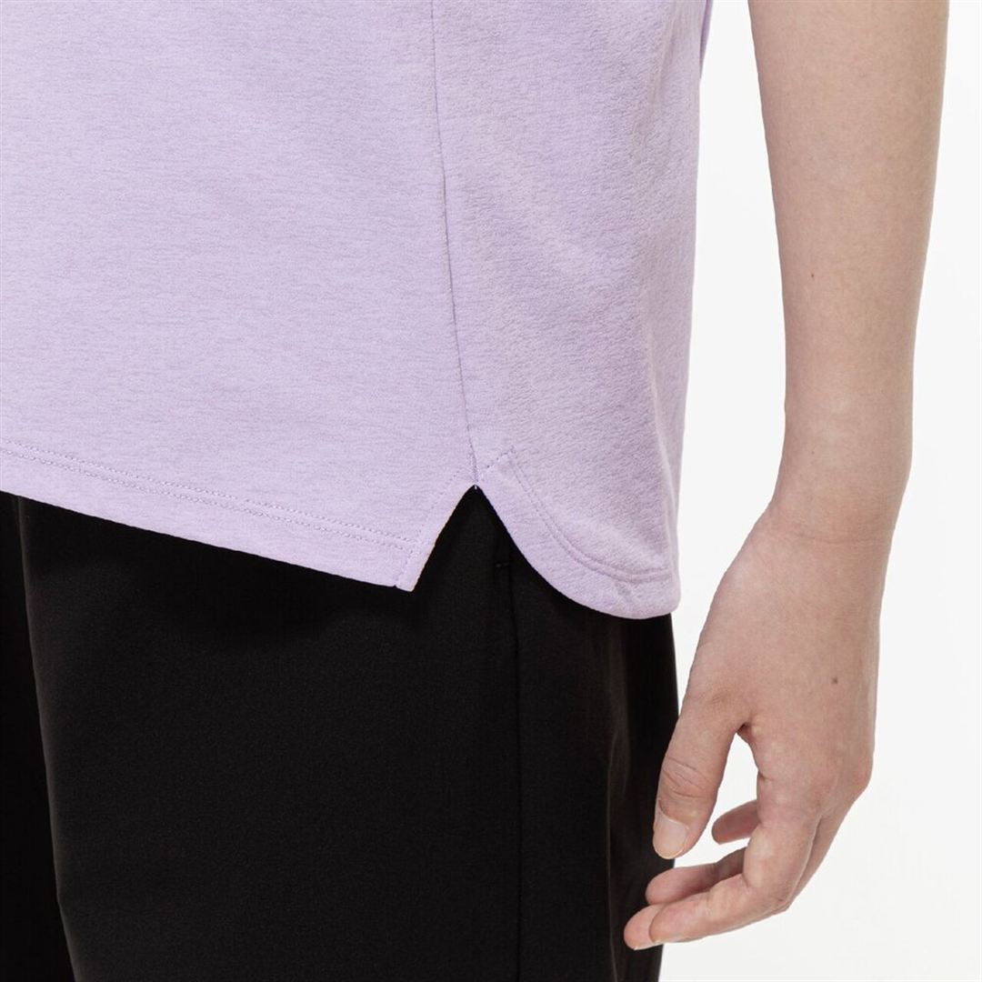 ストレッチソフトドライTシャツ ペールパープル XL